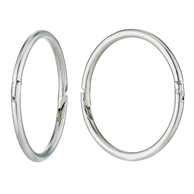 Main Image 1 of Children's Sterling Silver 12mm Sleeper Earrings
