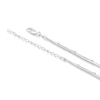 Thumbnail Image 3 of Sterling Silver Double Ball Pendant Necklace