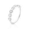 Thumbnail Image 2 of Sterling Silver Cubic Zirconia Chain Ring (Size L)