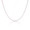 Thumbnail Image 1 of Sterling Silver Pink Cubic Zirconia Tennis Choker Necklace