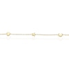 Thumbnail Image 2 of Children's 9ct Yellow Gold Heart, Moon & Star Bracelet