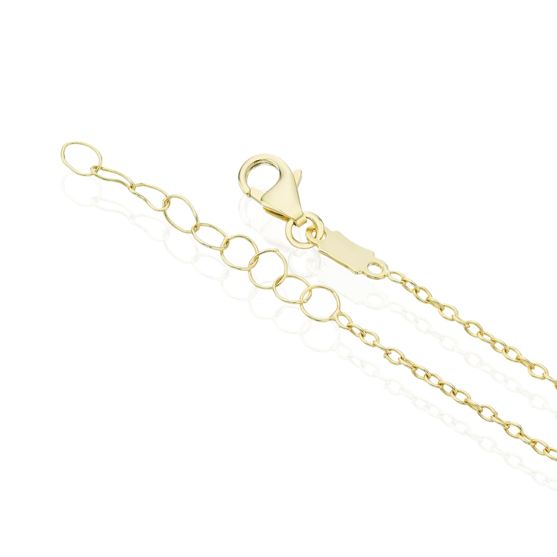 Main Image 3 of Children's 9ct Yellow Gold Heart, Moon & Star Bracelet