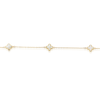 Thumbnail Image 2 of 9ct Yellow Gold Mother Of Pearl Petal Bracelet