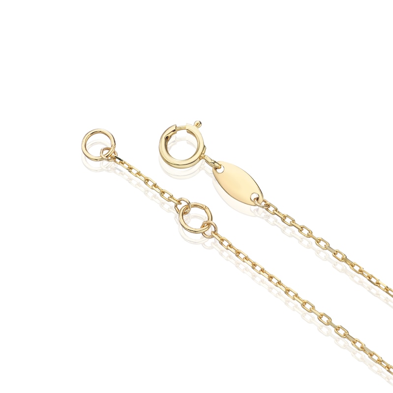 Main Image 3 of 9ct Yellow Gold Mother Of Pearl Petal Bracelet
