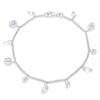 Thumbnail Image 1 of Sterling Silver Cubic Zirconia Drop Bracelet