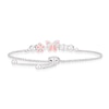 Thumbnail Image 3 of Children's Sterling Silver Pink Enamel 6.5" Butterfly Bolo Bracelet
