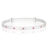 Thumbnail Image 1 of Children's Sterling Silver Pink Heart Expander Bangle