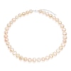 Thumbnail Image 2 of Sterling Silver Pink Cultured Freshwater Pearl Chunky Necklace