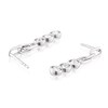 Thumbnail Image 2 of Sterling Silver Chain & Clear Preciosa Crystal Drop Earrings