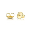 Thumbnail Image 1 of 9ct Yellow Gold Round Cubic Zirconia Stud Earrings