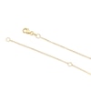 Thumbnail Image 3 of 9ct Yellow Gold Cubic Zirconia Open Petal Pendant Necklace