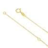 Thumbnail Image 2 of 9ct Yellow Gold Glitter Rectangle Pendant Necklace