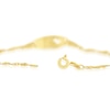 Thumbnail Image 1 of Children's 9ct Yellow Gold Heart ID Bracelet