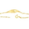 Thumbnail Image 2 of Children's 9ct Yellow Gold Heart ID Bracelet