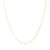 Thumbnail Image 0 of 9ct Yellow Gold Graduated Petal Pendant Necklace