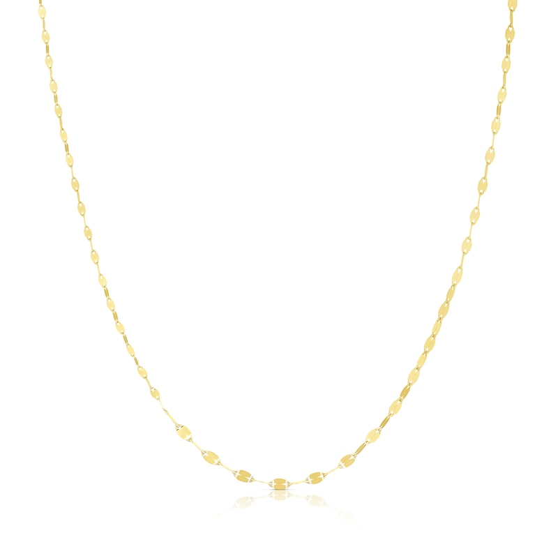 9ct Yellow Gold Graduated Petal Pendant Necklace
