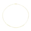 Thumbnail Image 2 of 9ct Yellow Gold Graduated Petal Pendant Necklace