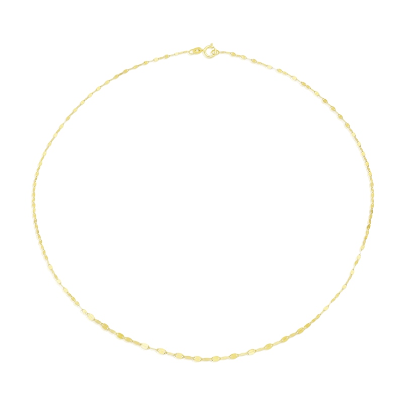 9ct Yellow Gold Graduated Petal Pendant Necklace