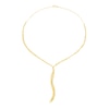 Thumbnail Image 2 of 9ct Yellow Gold Drop Lariat Pendant Necklace