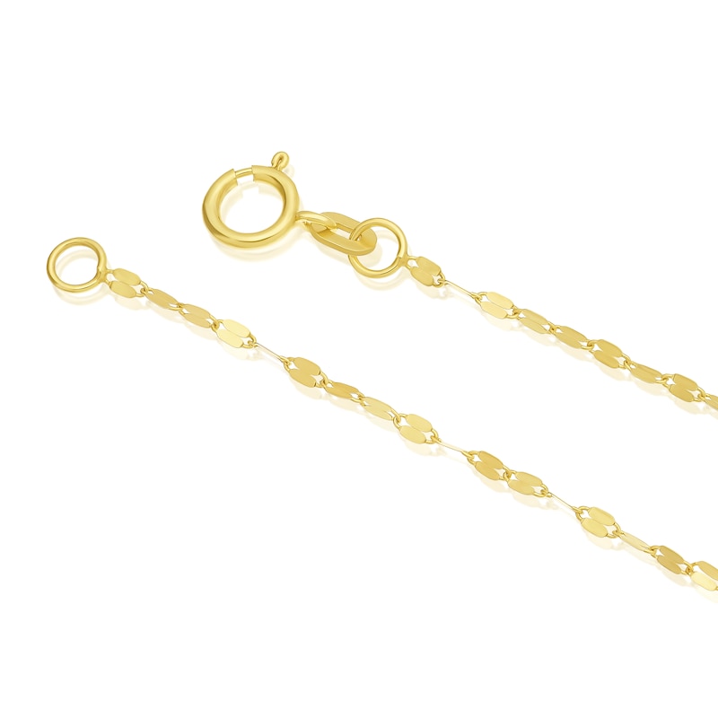 Main Image 3 of 9ct Yellow Gold Drop Lariat Pendant Necklace