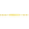 Thumbnail Image 2 of 9ct Yellow Gold 7.5" Puff Mariner Chain ID Bracelet