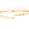 Thumbnail Image 3 of 9ct Yellow Gold Cubic Zirconia Open Circle Bangle