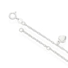 Thumbnail Image 3 of Children's Sterling Silver Drop Heart Station Bracelet