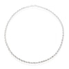 Thumbnail Image 2 of Sterling Silver Textured Braided Necklace