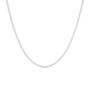 Thumbnail Image 1 of Sterling Silver Textured Flat 18" Snake Chain Necklace