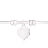 Thumbnail Image 2 of Sterling Silver Heart Charm Torque Bangle