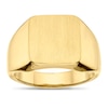 Thumbnail Image 1 of Men's Sterling Silver & 18ct Gold Plated Vermeil Signet Ring