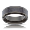 Thumbnail Image 0 of Men's Titanium Patterned Sparkle Ring