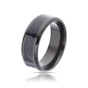 Thumbnail Image 2 of Men's Titanium Patterned Sparkle Ring