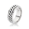 Thumbnail Image 1 of Men's Titanium & Stainless Steel Celtic Spinner Ring