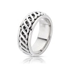 Thumbnail Image 2 of Men's Titanium & Stainless Steel Celtic Spinner Ring