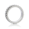 Thumbnail Image 2 of Men's Titanium & Stainless Steel Celtic Spinner Ring