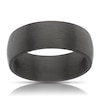 Thumbnail Image 1 of Men's Carbon Fibre Black Tone Brushed Ring