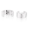 Thumbnail Image 2 of Men's Stainless Steel Crystal Hoop Earrings