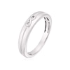 Thumbnail Image 2 of 9ct White Gold Infinity Symbol Wedding Ring