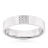 Thumbnail Image 1 of 9ct White Gold Square Setting Diamond Wedding Ring