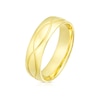 Thumbnail Image 1 of 9ct Yellow Gold Engraved Swirl Wedding Ring