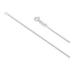 Thumbnail Image 3 of Sterling Silver Diamond Clover 18" Pendant Necklace