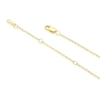 Thumbnail Image 3 of Sterling Silver & 18ct Yellow Gold Plated Vermeil Diamond Interlocking Pendant Necklace