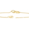 Thumbnail Image 3 of Sterling Silver & 18ct Yellow Gold Plated Vermeil Diamond Interlocking Circle Bracelet