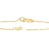 Thumbnail Image 2 of Sterling Silver & 18ct Yellow Gold Plated Vermeil Diamond Interlocking Circle Bracelet