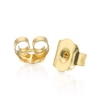 Thumbnail Image 1 of 9ct Yellow Gold 0.25ct Diamond Flower Cluster Stud Earrings