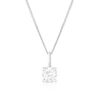 Thumbnail Image 1 of 9ct White Gold 0.50ct Diamond Solitaire Pendant Necklace