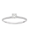 Thumbnail Image 1 of 9ct White Gold 0.33ct Solitaire Plus Ring
