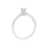 Thumbnail Image 3 of 9ct White Gold 0.33ct Solitaire Plus Ring