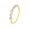 Thumbnail Image 2 of 9ct Yellow Gold Diamond Triple Infinity Ring